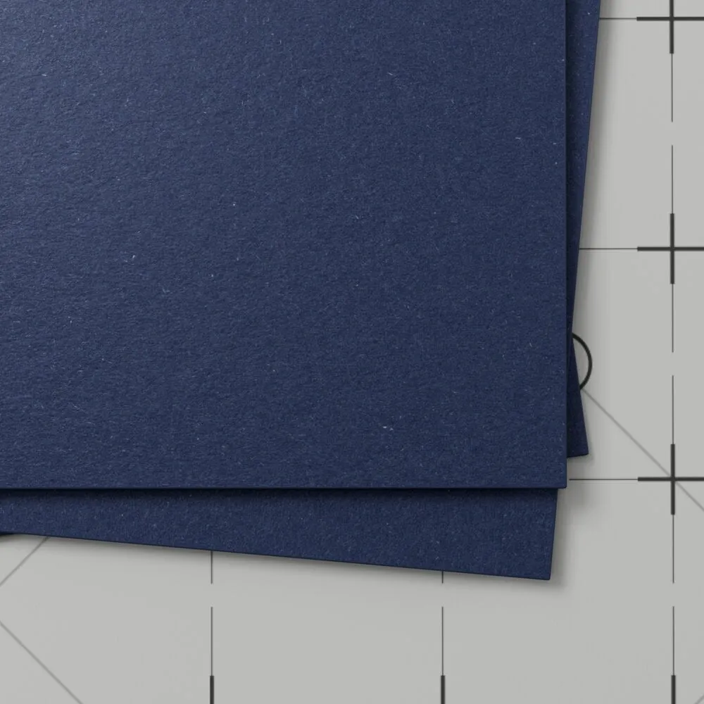 Close-up render of blue cobalt fiber paper