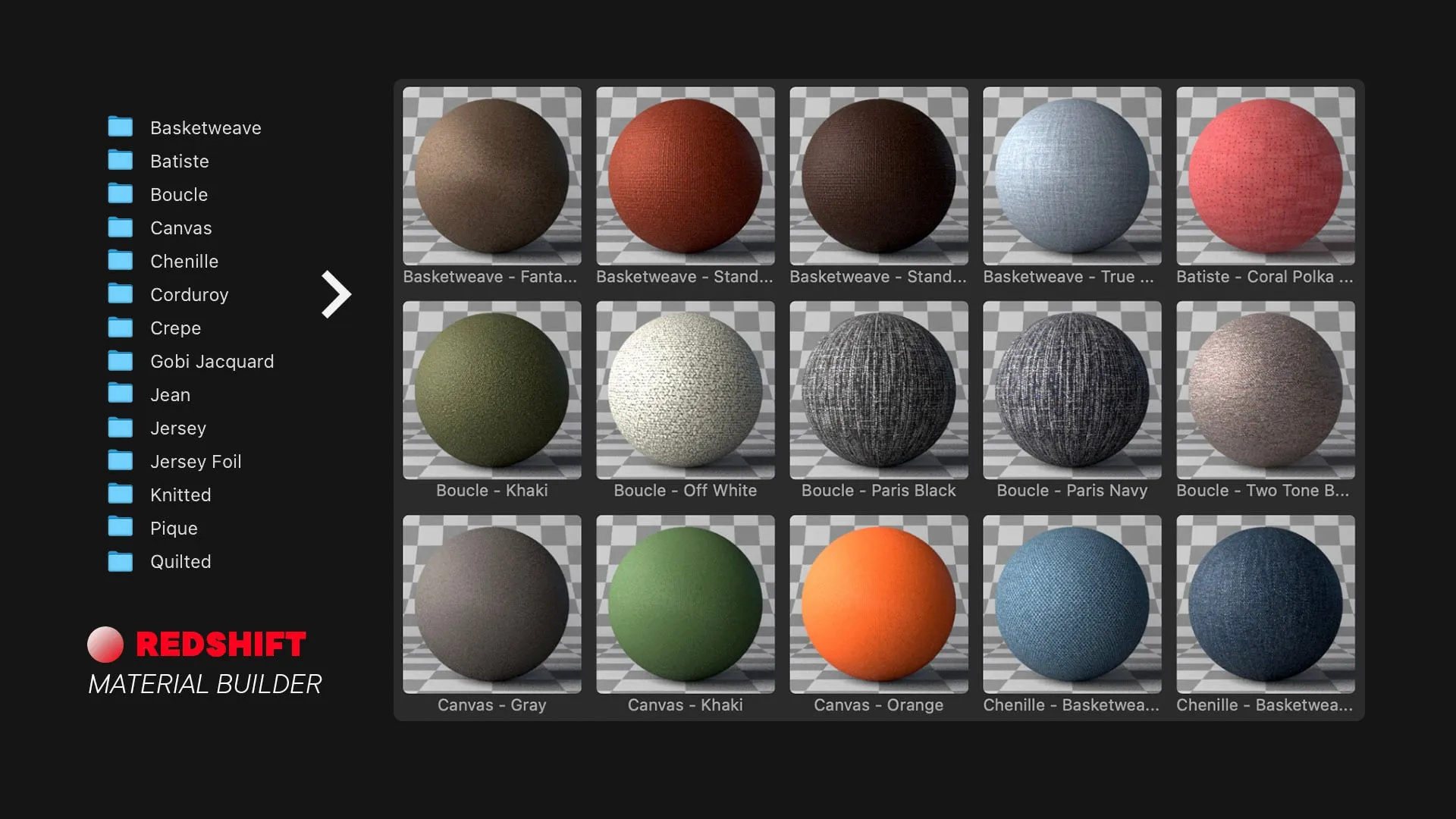 Redshift Material Builder — Textures to Redshift materials in seconds
