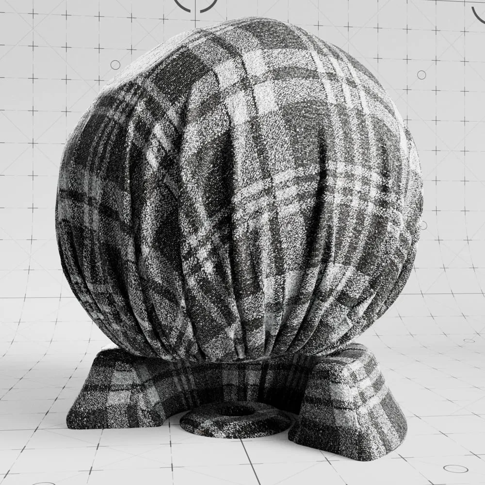 Close-up render of Palermo knitted fabric