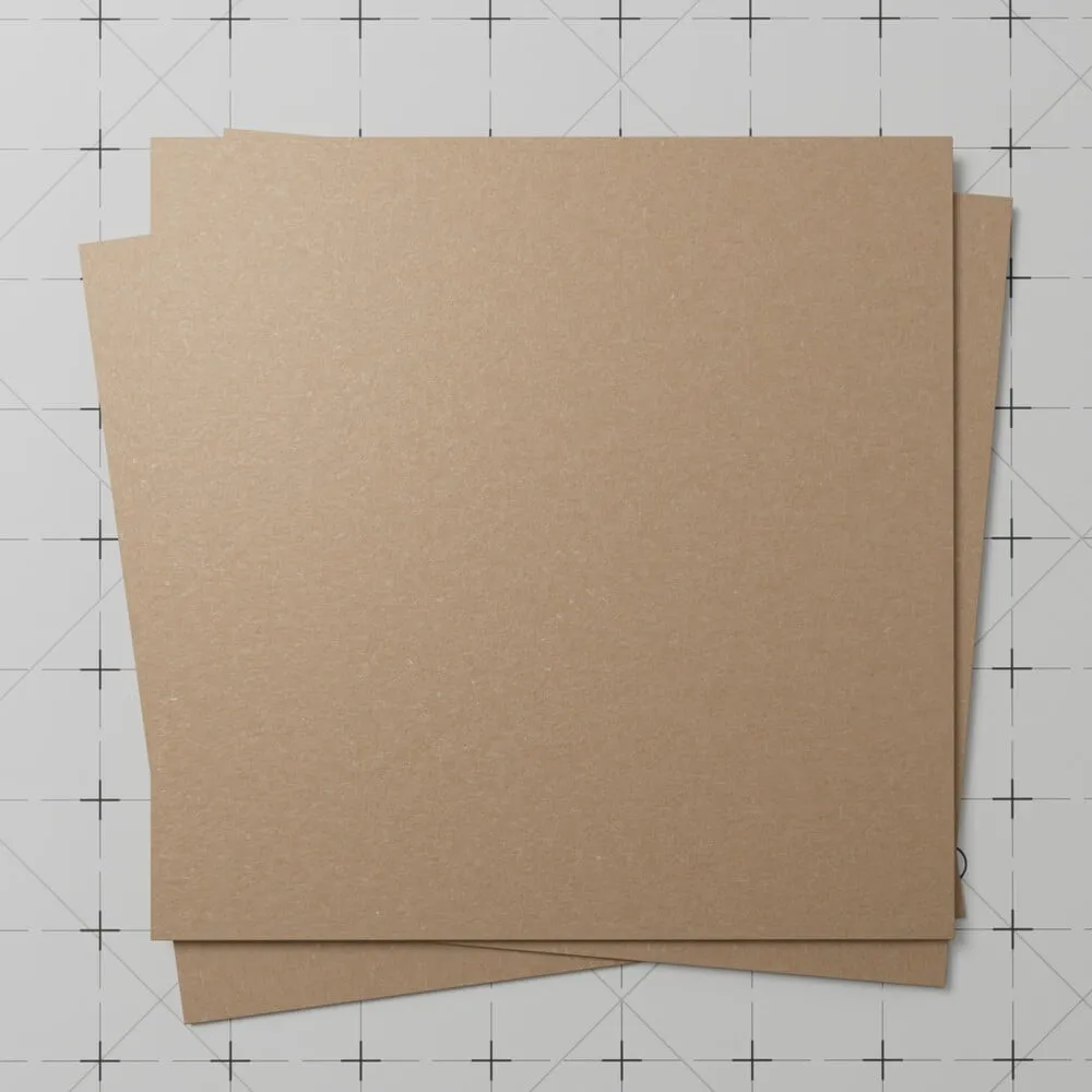 Close-up render of brown recycled walnut paper